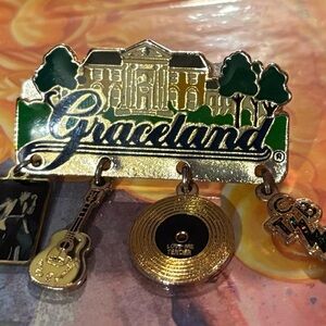 Graceland Mansion Multi Charm Dangle Magnet